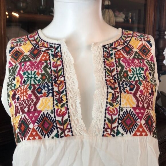 Free People Ivory Lohri Peasant Top Sz XS - Picture 3 of 8